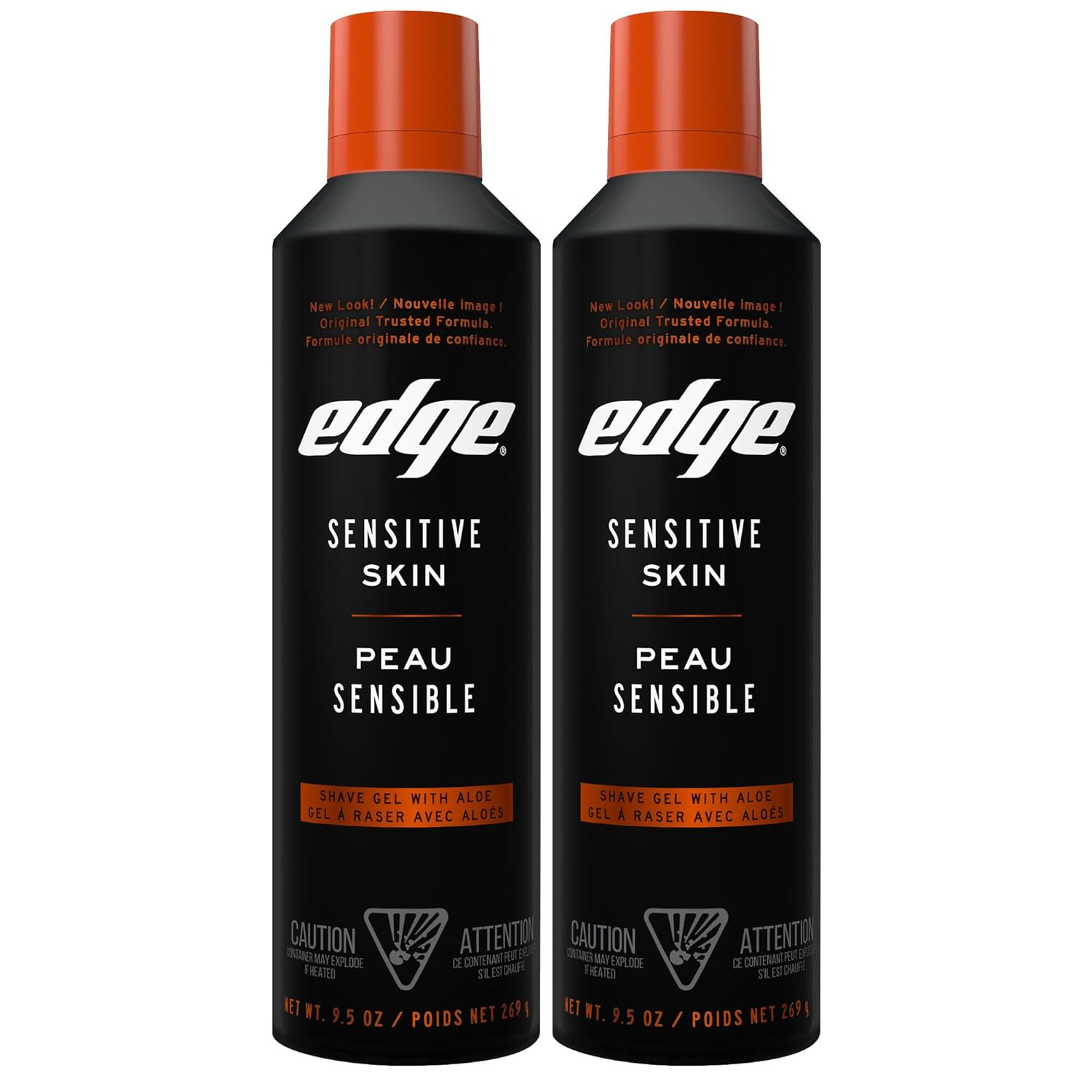 Shaving Gel for Men, 9.5oz, 2 Pack Mens Shave Gel with Aloe,