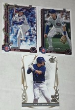Lot of 3 Matt Shaw Rookie Cards 2025 Topps Update + Holiday + Leaf Trinity