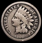 1860 INDIAN CENT GOOD FREE USA SHIPPING!