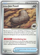 Antique Jaw Fossil 068/088 Common Perfect Order Pokemon Near Mint