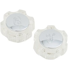 Do it Lucite Lucite Canopy Clear Faucet Handle 411815 SIM Supply, Inc. 411815