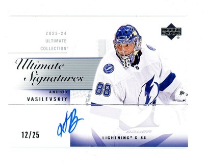 2023-24 Upper Deck Ultimate Autograph Andrei Vasilevskiy 12/25 AV-A