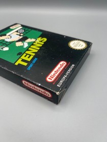 🔥TENNIS NINTENDO NES EUROPEAN VERSION OVP BOXED + ANLEITUNG + modul