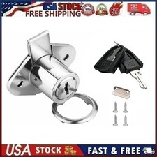 801 Office Furniture Desk Drawer Lock Cabinet Door Locker with Keys 7/8 in. Outs