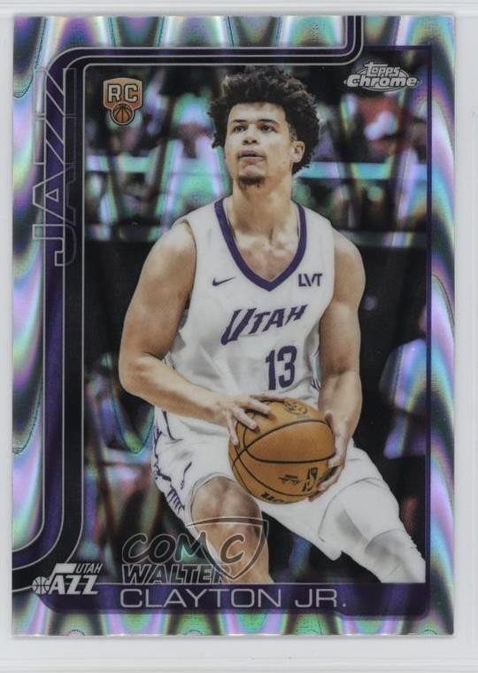 2025-26 Topps Chrome RayWave Refractor Walter Clayton Jr #268 1u1z