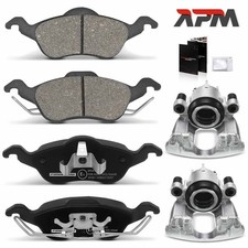 2x Bremssattel 4x Bremsbeläge Vorne Ø258mm für Ford Focus DAW DBW Turnier DNW