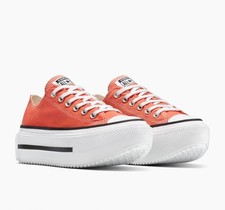Converse Chuck Taylor All Star Double Stack Low Platform SZ 9 Wmn / 7 Men