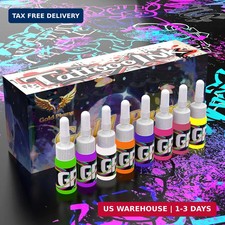 8 Colors Tattoo Ink Set 0.17oz, Pigment Kit for Tattoo Artists & Beginners | Pre