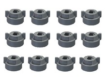 Pack of 12 - Quick TeeJet Gray Nylon Cap For TP, XR, DG, OC, Turbo & AIXR Tips