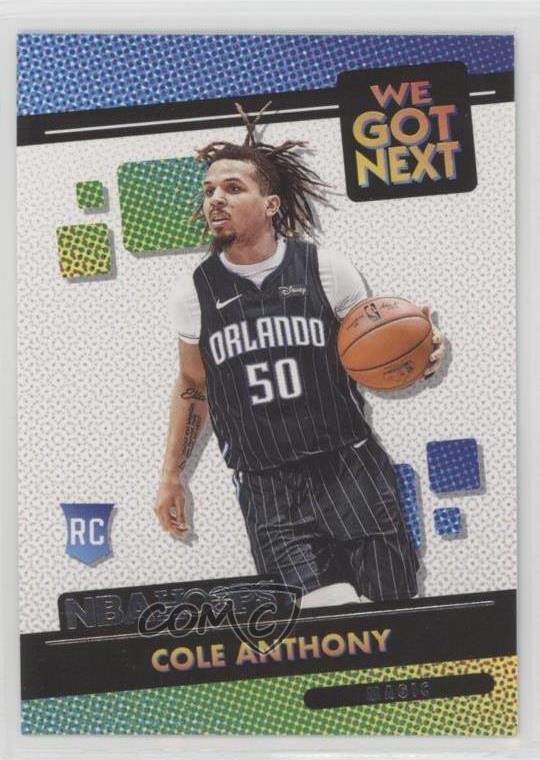 2020-21 Panini NBA Hoops We Got Next Cole Anthony #15 Rookie RC 0qr0