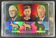 2007 Threads Franklin D. Roosevelt John F. Kennedy Bill Clinton Relics Sepia /27
