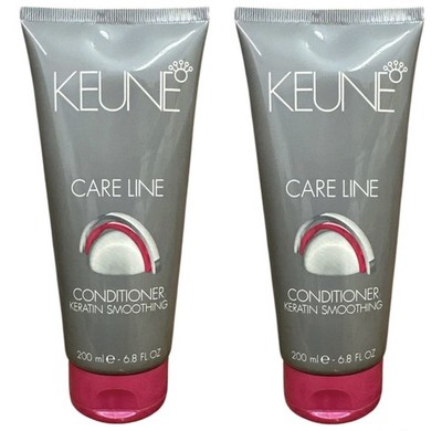 Keune Care Line Keratin Smoothing Conditioner 6.8 fl oz (Pack of 2)