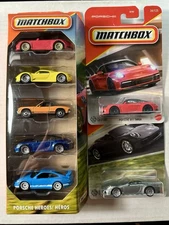 Matchbox PORSCHE Heroes 5 Pack 911 GT3, Targa, Carrera, 914, 918, New 2025