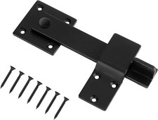 6" Farm Flip Fence Gate Latch - Sturdy Barn Door Latch Lock Hardware for Outd...
