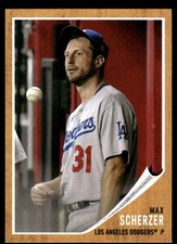 Max Scherzer 2021 Topps Archives #83 Los Angeles Dodgers FREE SHIP AutographDen