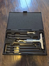 Mitutoyo mechanical depth gauge 4-6in