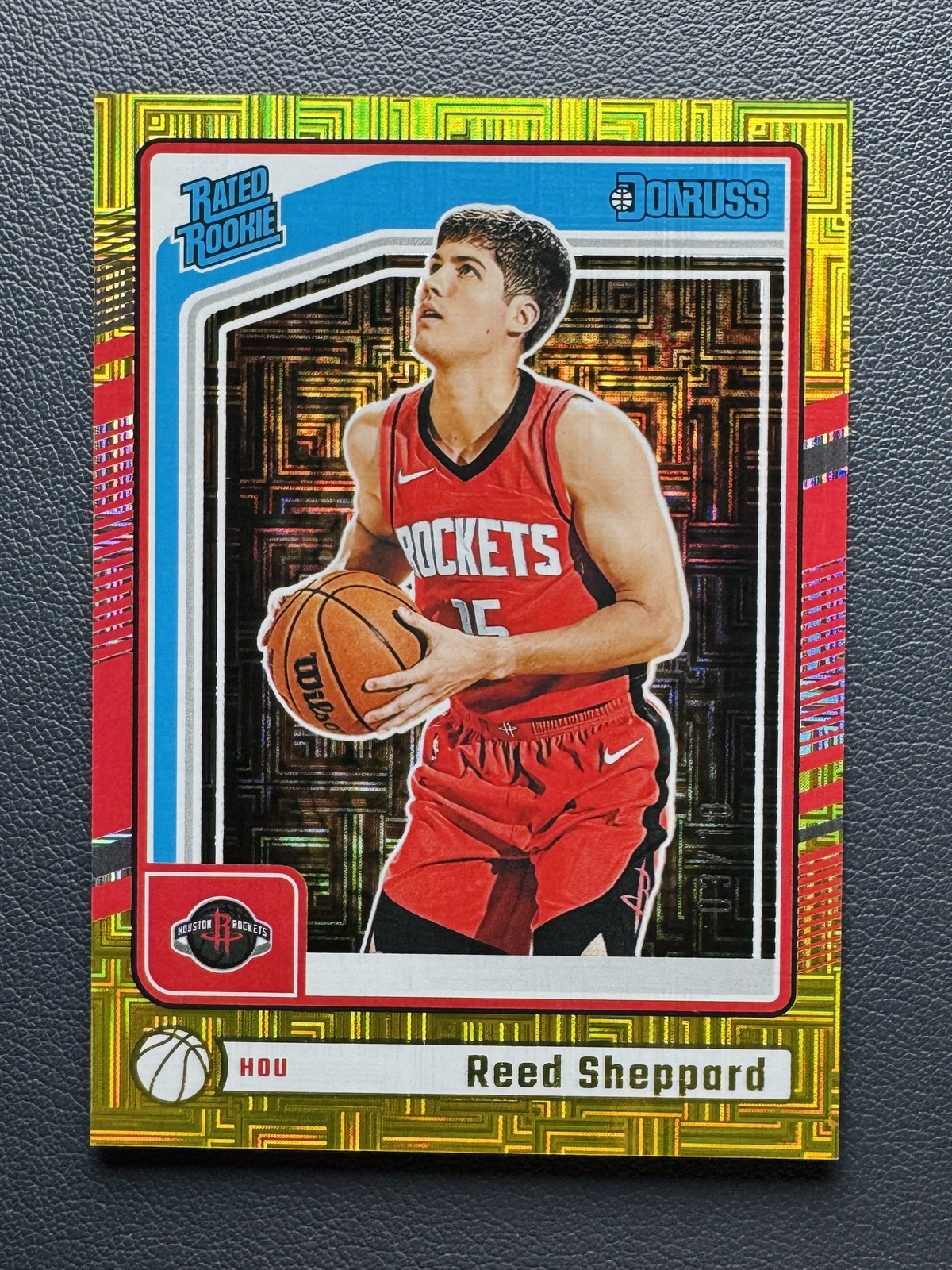 2024-25 Panini Donruss Reed Sheppard #202 Rookie RC Choice GOLD 03/10