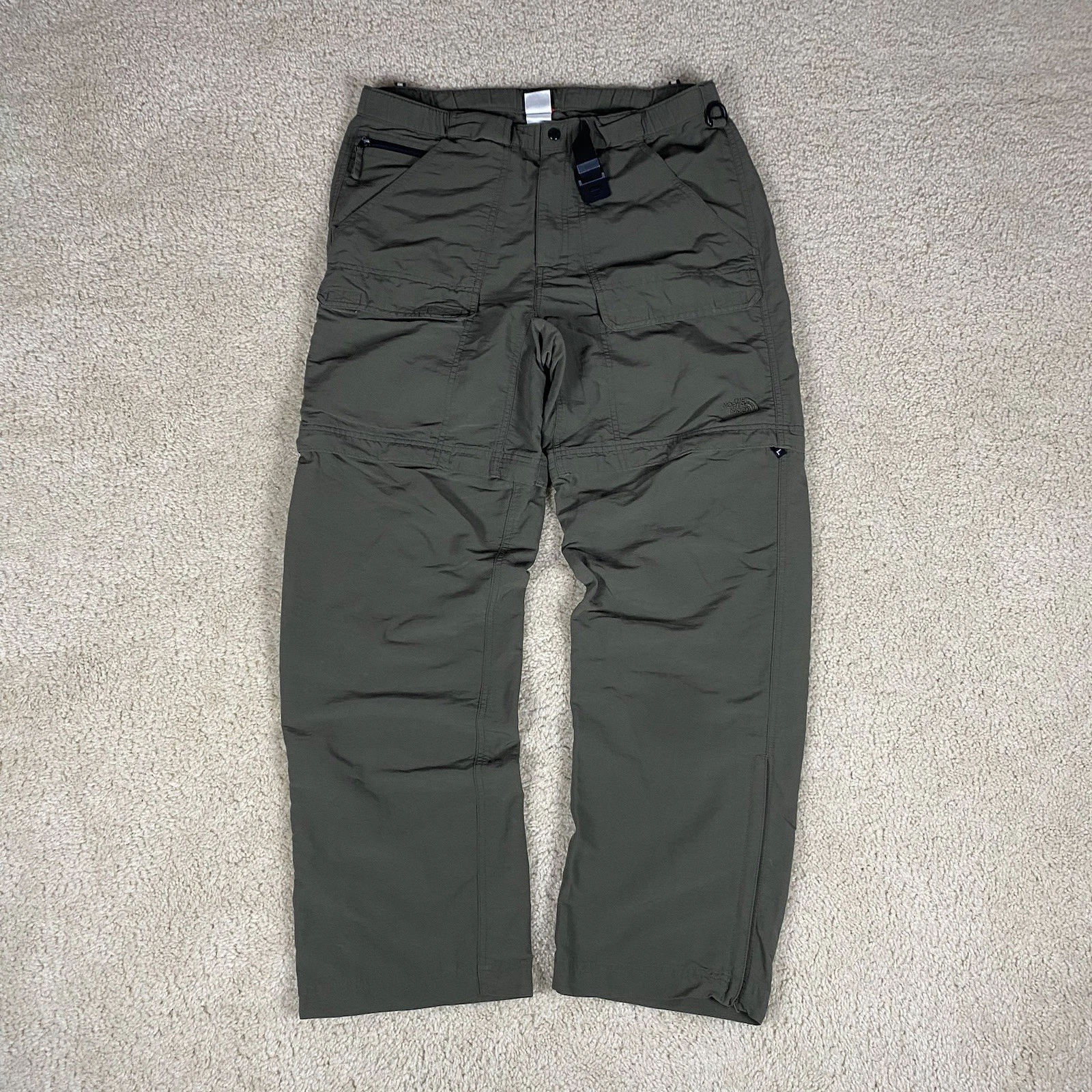 The North Face Cargo Convertible Outdoor Hiking Pants / Shorts Men’s M Green