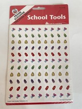 Frank Schaffer 792 Little Stickers School Tools New 2001