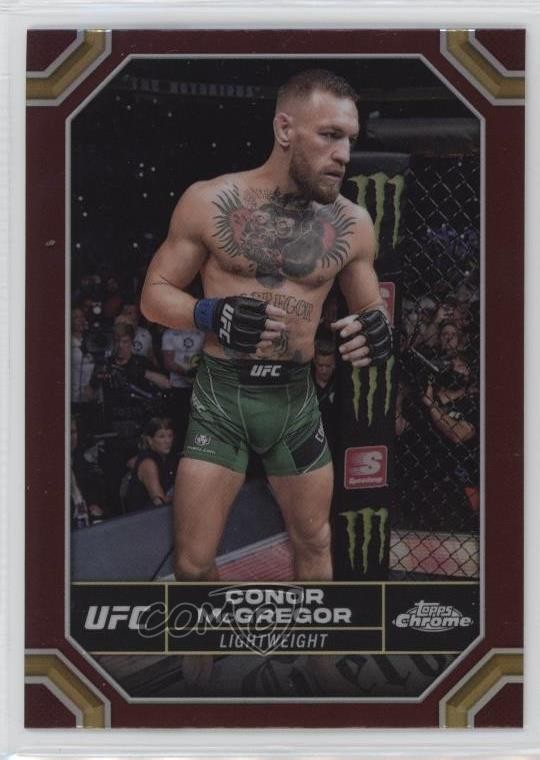 2024 Topps Chrome UFC Magenta Refractor Conor McGregor #49 3hd