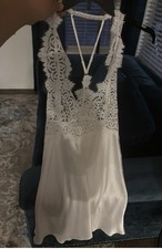 Victoria  s Secret Bridal Collection, White With Lace Lingerie Size Medium