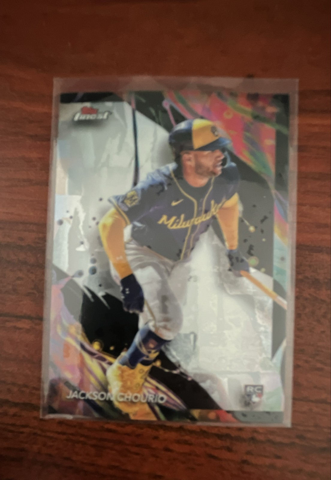 2024 Topps Finest - Uncommon Jackson Chourio #159 (RC)