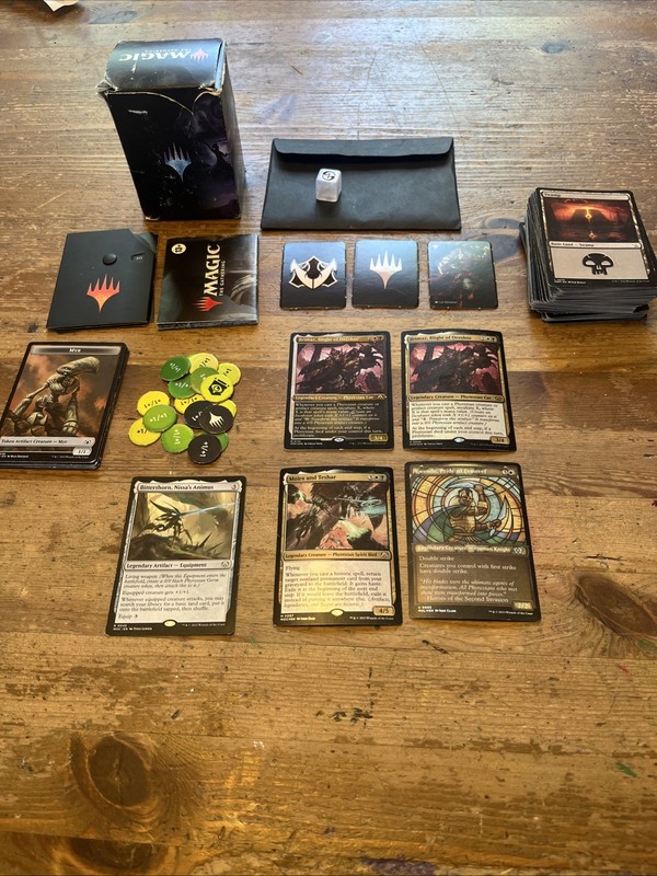 Brimaz Blight of Oreskos MTG Commander Deck 100 Cards. With plains cards.  