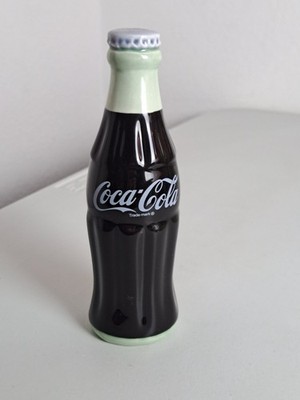 VTG. 1996 Coca-Cola Bottle 5'' Ceramic Pepper Shaker w/ Stopper *ONLY*