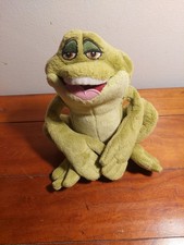 Disney Store Exclusive Prince Naveen Frog Plush Princess and the Frog Tiana