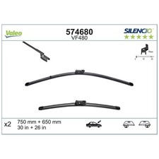 Scheibenwischer Set vorne für DS 4-DS NX | 24285682
