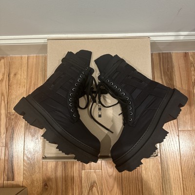 Rick Owens DRKSHDW Army Megatooth Ankle Boot Size 41 | eBay