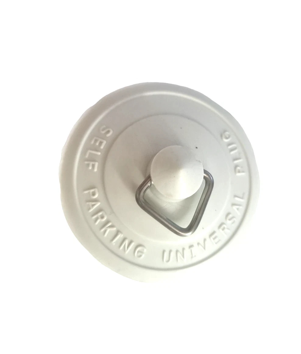 Universal Self Park Sink and Bath Plug 50mm Basin Kitchen Bathroom Replacement