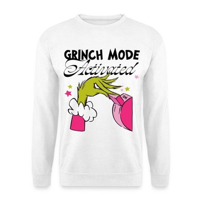 Der Grinch Statement Grinch Mode Activated Unisex Pullover