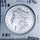 1896 BU GEM MORGAN SILVER DOLLAR UNC MS+++ U.S. MINT RARE COIN 8426