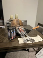 Yosukata 13.5” Carbon Steel Wok Set w/ Lid + Tools