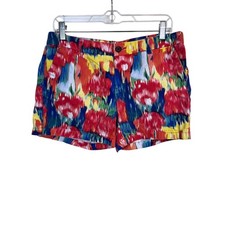 Merona Multicolor Floral Cotton Shorts Size 6