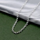 925 Sterling Silver Rolo Chain Necklace, Minimalist Jewellery, Dainty Necklace