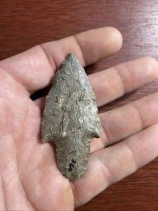 MLC s8254 2 5/8” Archaic To Adena stemmed Arrowhead Wisconsin Artifact