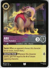 Abu Illusory Pachyderm 50/204 Reign of Jafar Disney Lorcana
