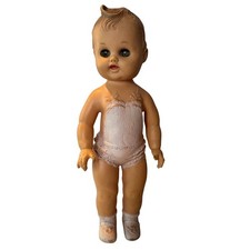 Vintage Sun Rubber Co Doll 1956 Sleep Eyes Original Molded Outfit