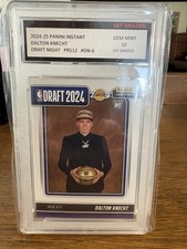 1st Graded Dalton Knecht 24-25 Panini Instant Draft Night Rookie RC