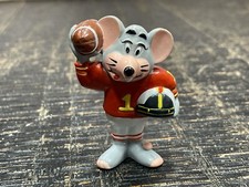 Chuck E Cheese 1986 PVC Mini Figure FOOTBALL Player