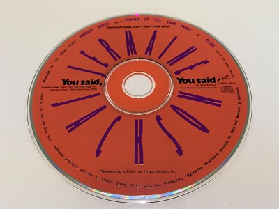 Jermaine Jackson You Said You Said Promo 5'' CD Single 1991 LaFace Aritsta RARE
