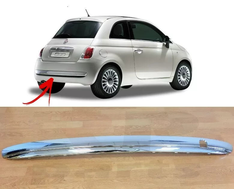 Fiat 500 rear bumper trim deals