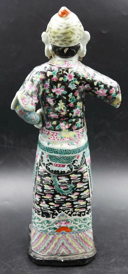 Figura Personaje Ópera Porcelana Policromada Rosa Familia China Dinastía Qing Foto 3 de 4