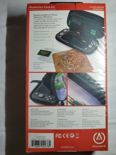Legend Of Zelda Hyrule Field Protection Case Kit ~FOR NINTENDO SWITCH LITE ONLY - Picture 4 of 8