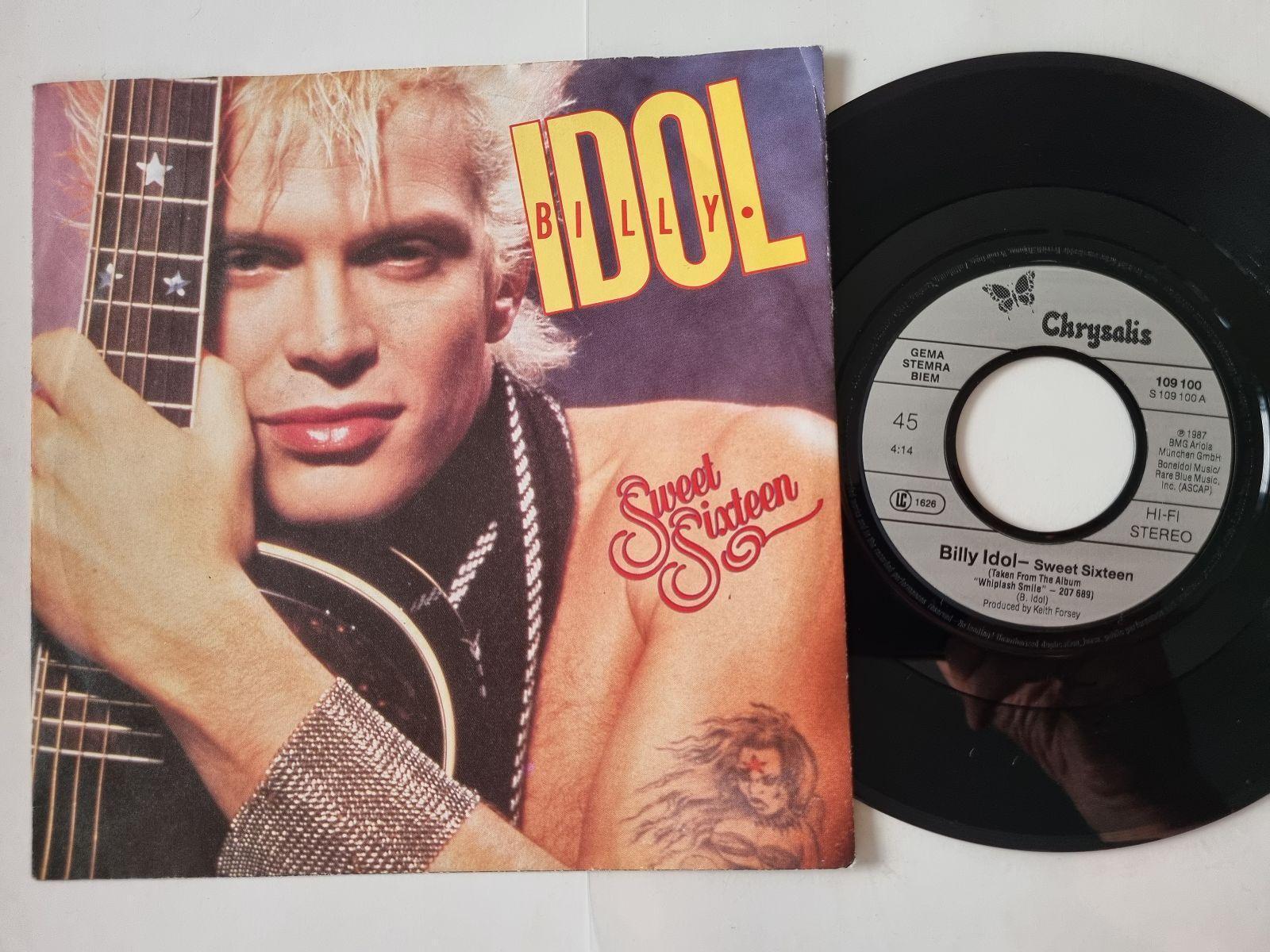 7"" Single Billy Idol - Sweet sixteen Vinyl Germany