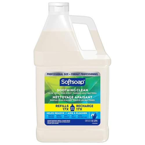 Liquid Hand Soap Refill Soothing Clean Aloe Vera Fresh Scent - 1 Gallon