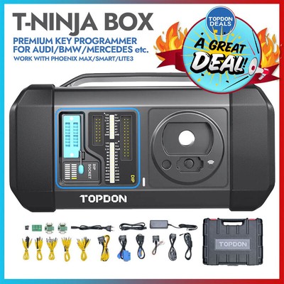 NEW TOPDON T-Ninja Box Obd2 Smart Car Key Programmer Car Immobilizer Programming