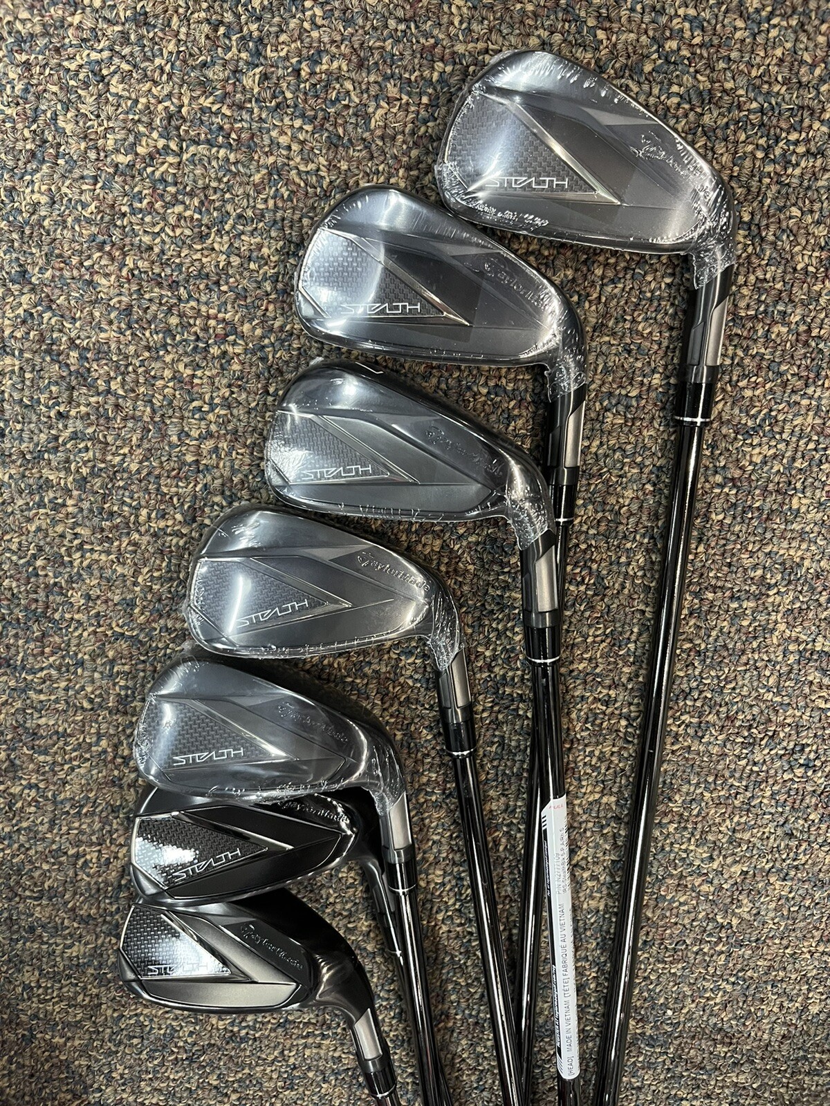taylormade stealth black irons eBay